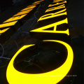 Cheap Price 3D acrylic front lit LED letter signboard adversting  company name lighting letters